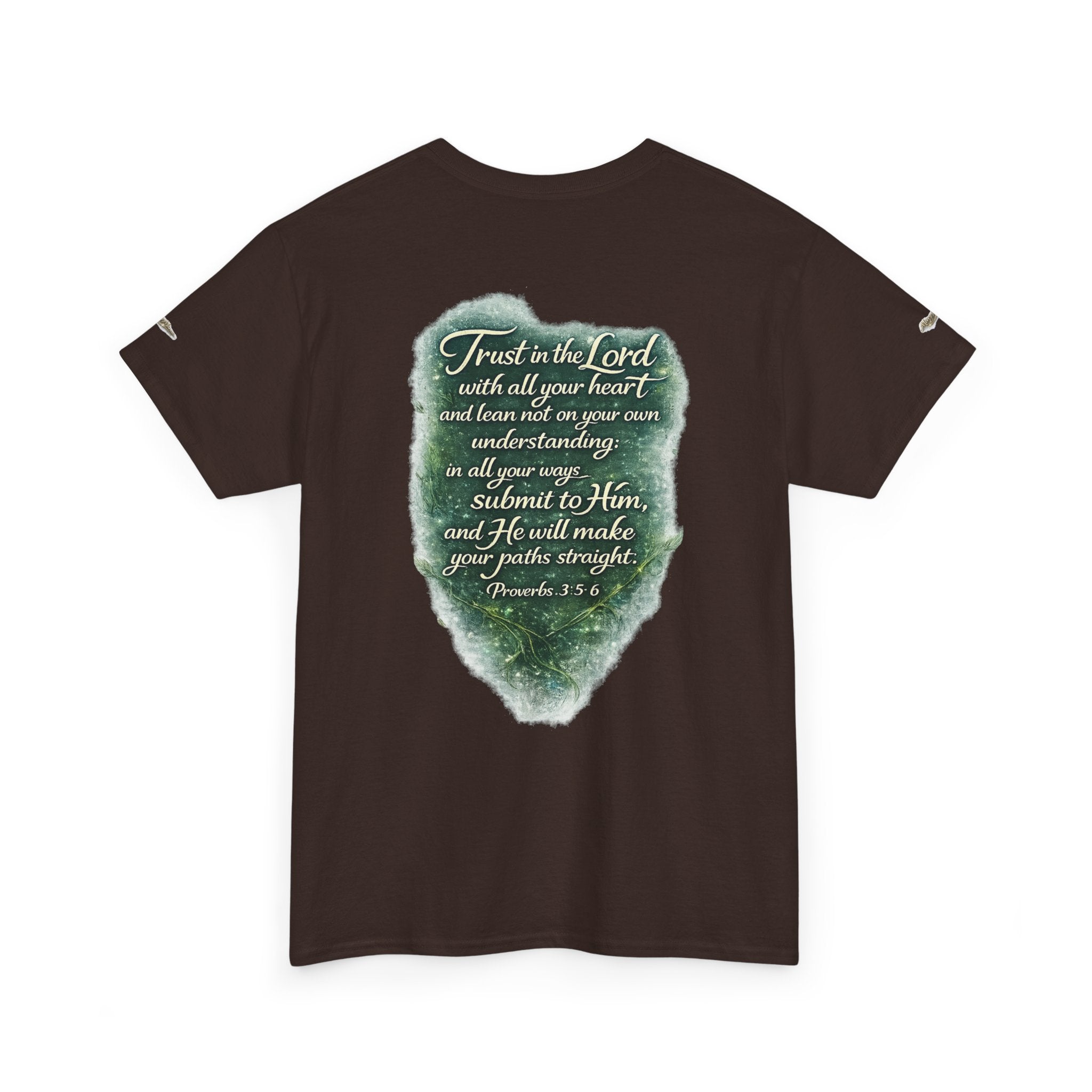 Christian Graphic Tee — "A Guarded Heart" Proverbs 3:5-6 Faith T-Shirt