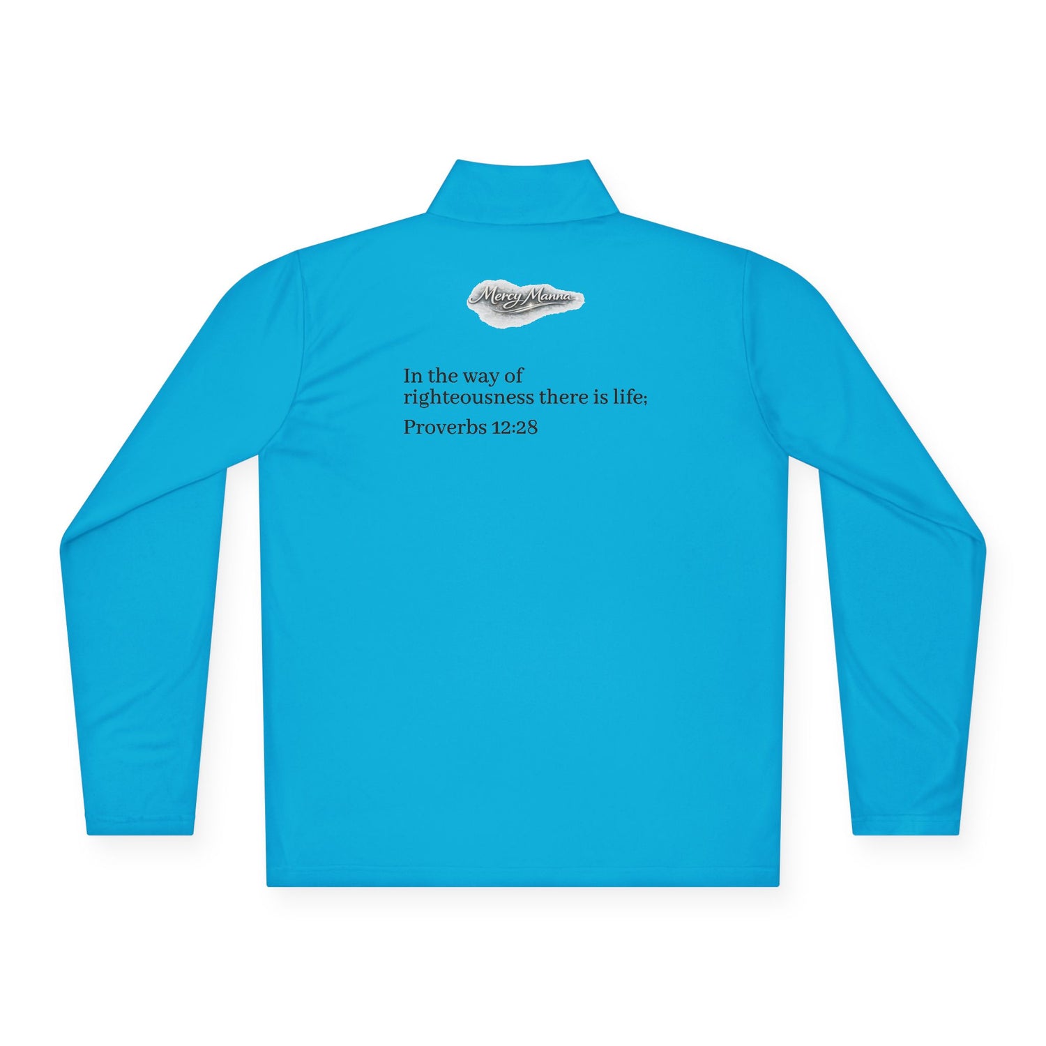 "Breastplate of Righteousness" Quarter-Zip Pullover — Unisex Graphic Sweatshirt