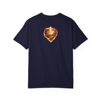 "Love Is Eternal" Heart Graphic Tee — Unisex 1 Corinthians 13 T-Shirt