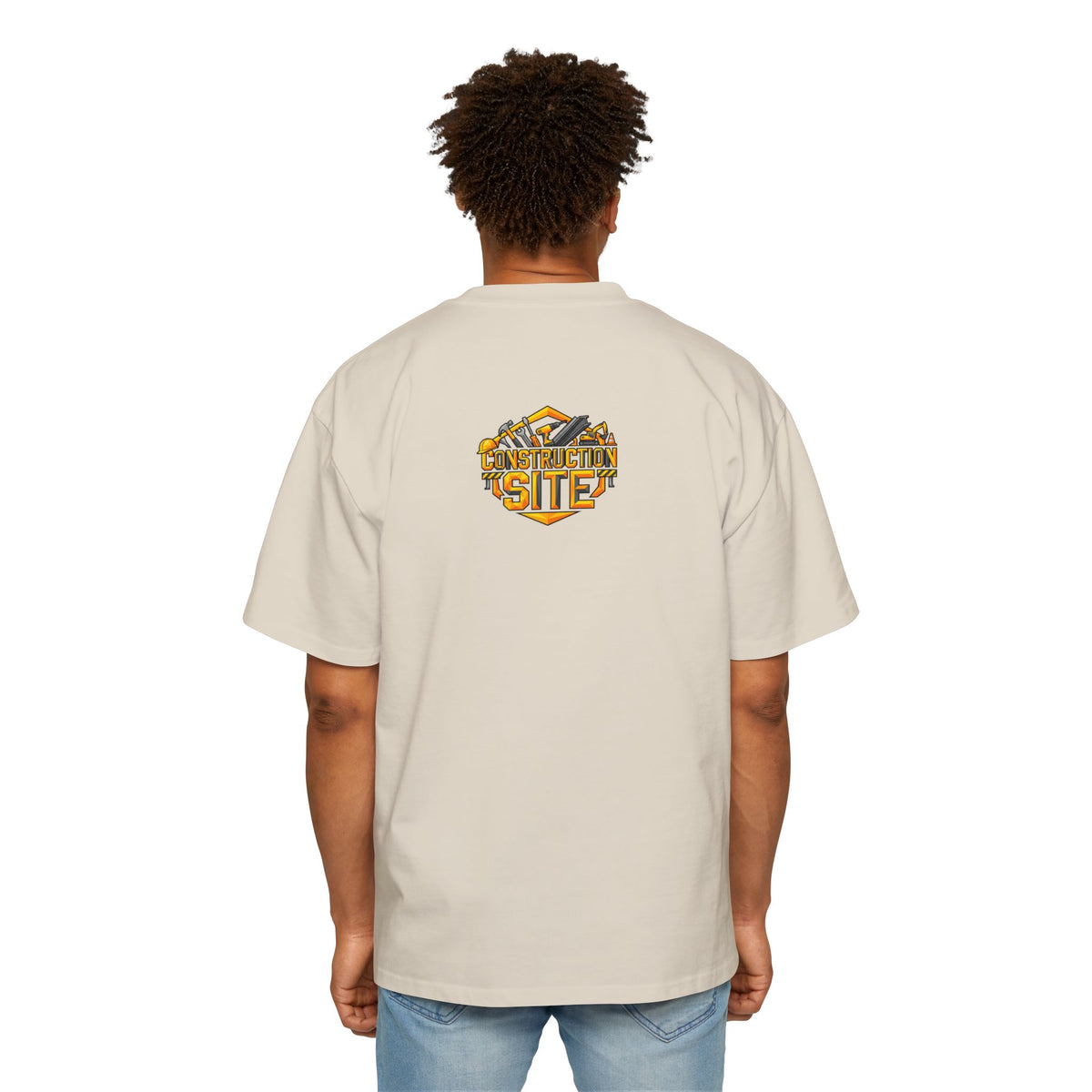 Construction Site Tee — "Coming Soon: Image of God" Graphic T-Shirt