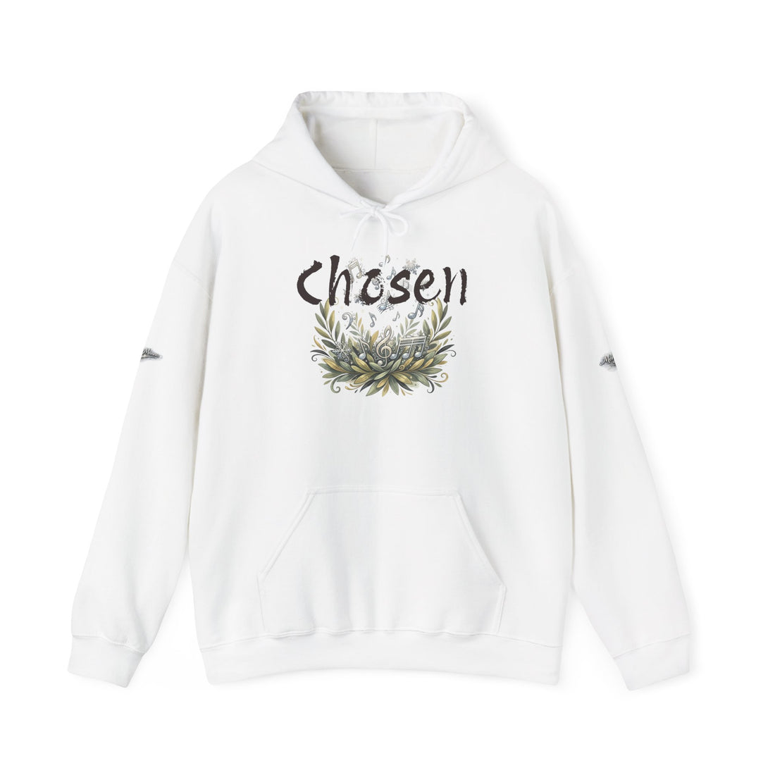 "Chosen &amp; Set Apart" Olive Leaf Graphic Pullover Hoodie — Unisex Sweatshirt