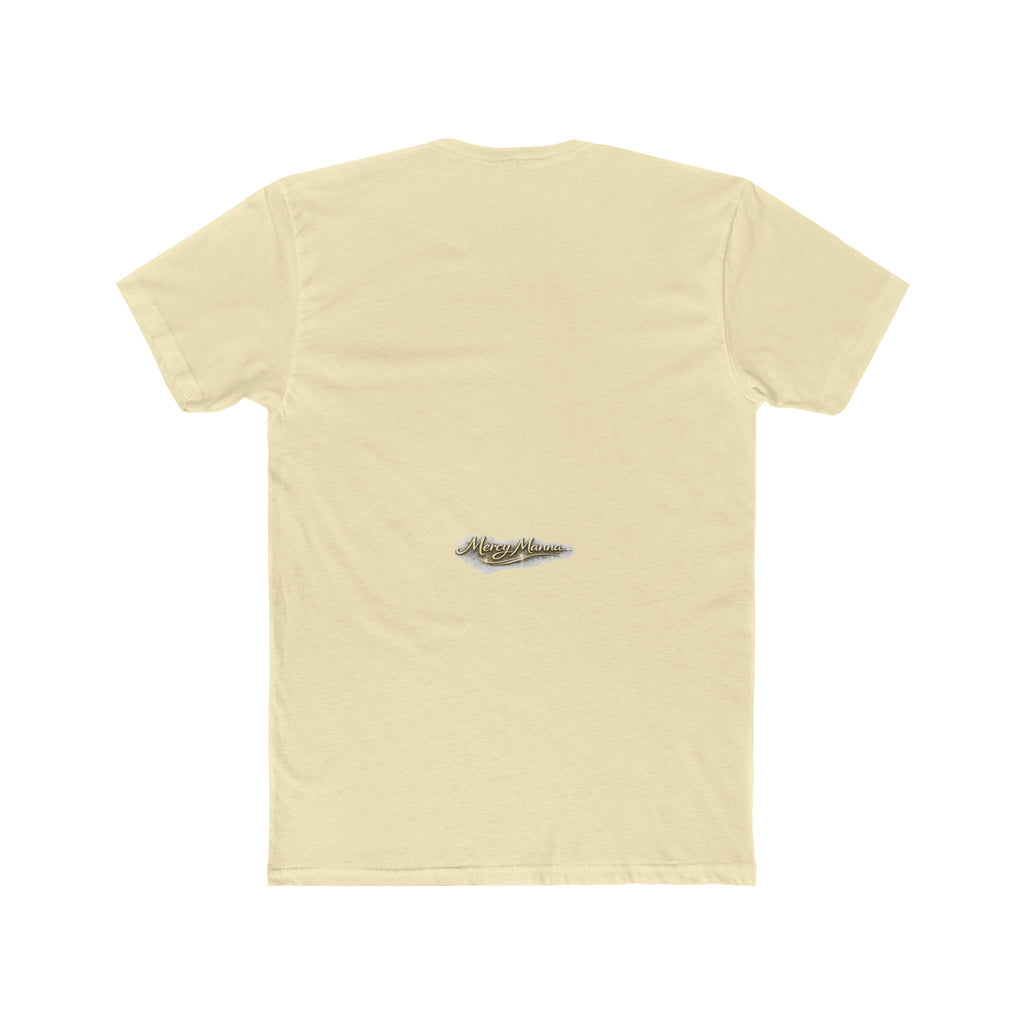 Not By Might Tee — Zechariah 4:6 Vintage Cloud Typography