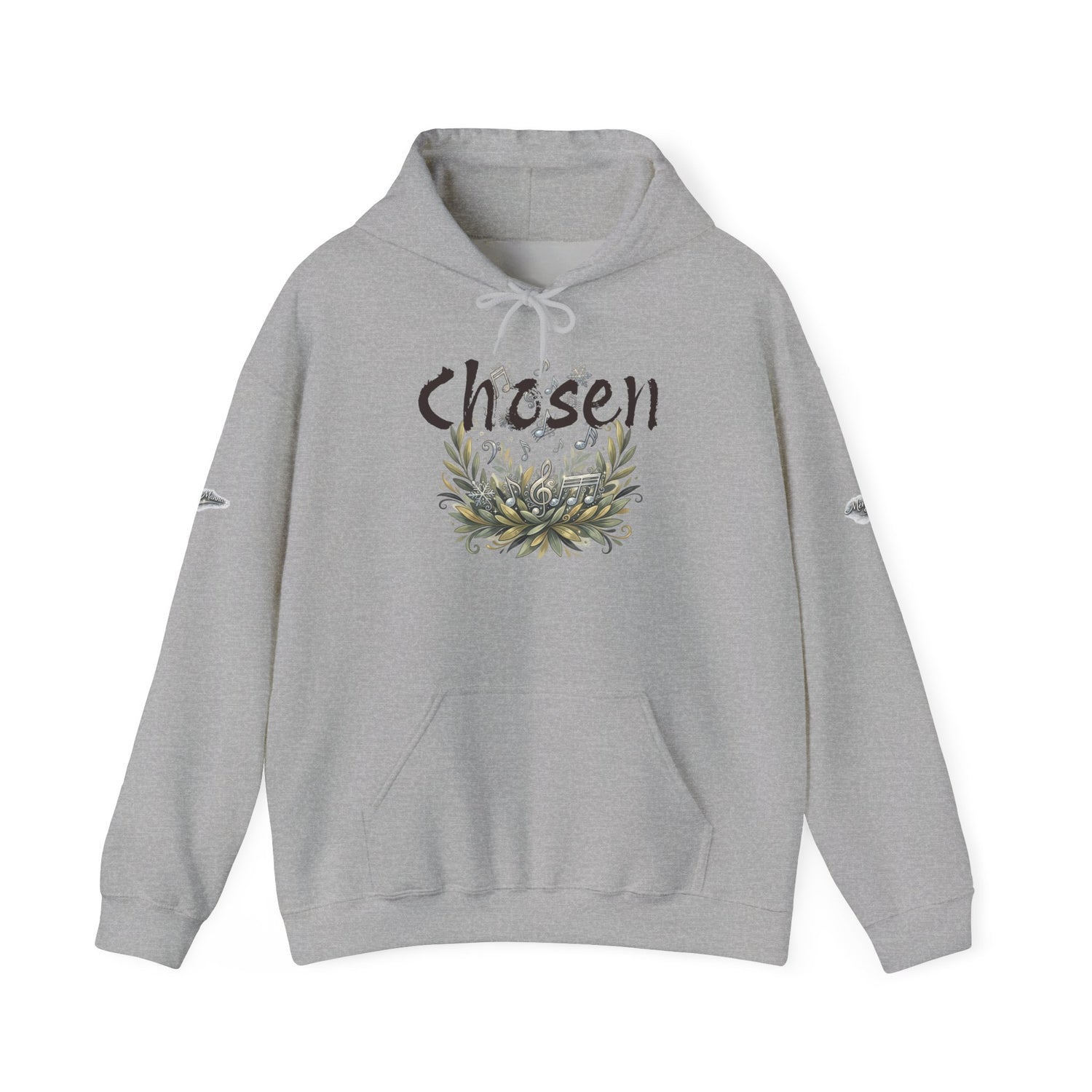 "Chosen &amp; Set Apart" Olive Leaf Graphic Pullover Hoodie — Unisex Sweatshirt