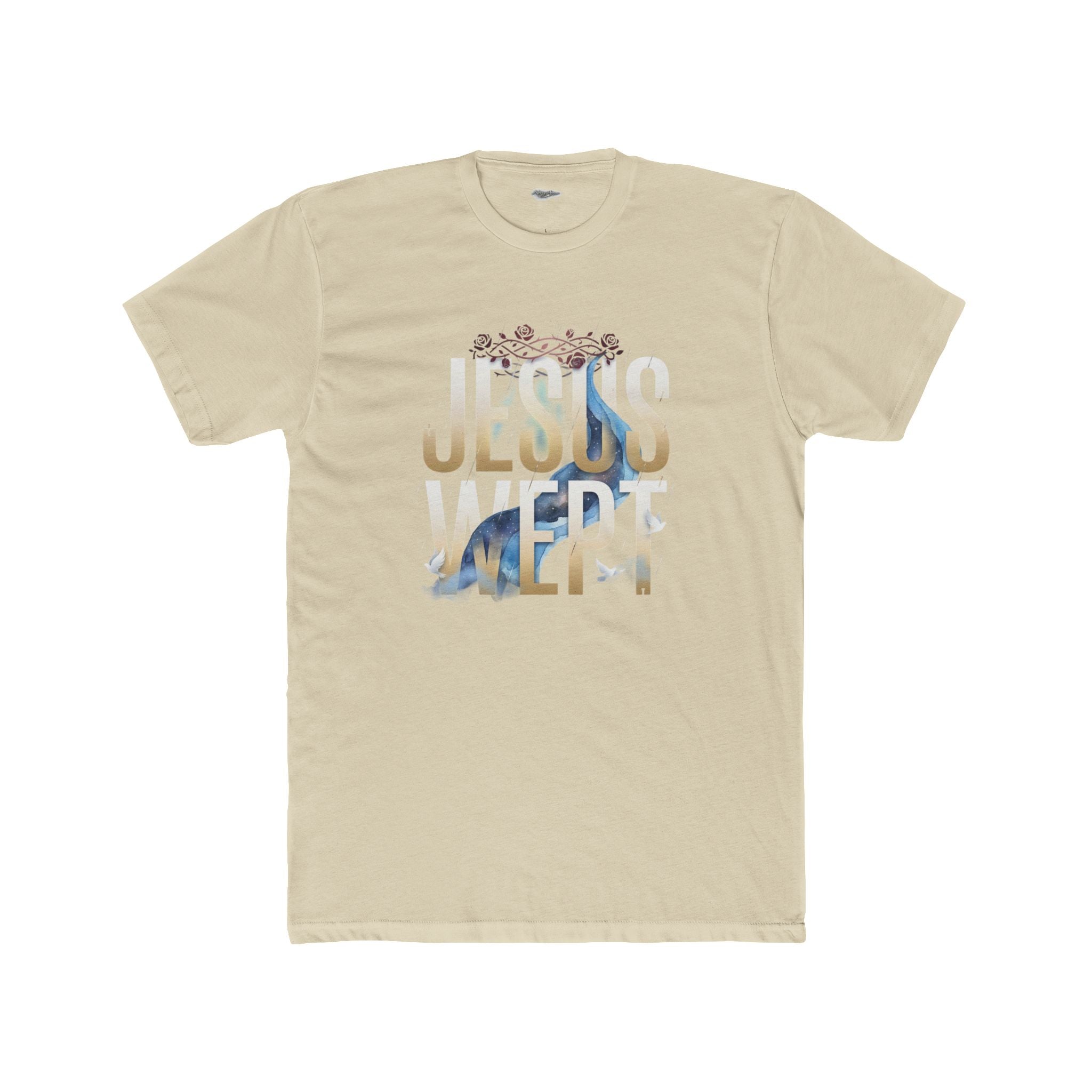 "Jesus Wept" Graphic Tee — Unisex Cotton T-Shirt