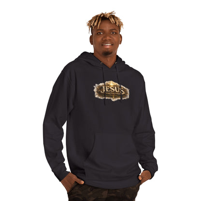 Graphic Hoodie — Rustic Gold Crown of thorns Pullover