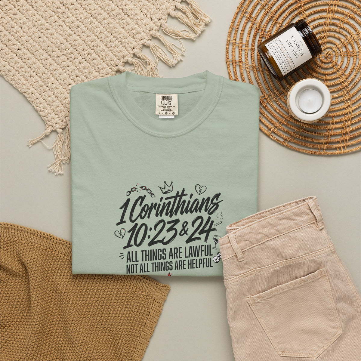 1 Corinthians 10:23-24 Scripture T-Shirt