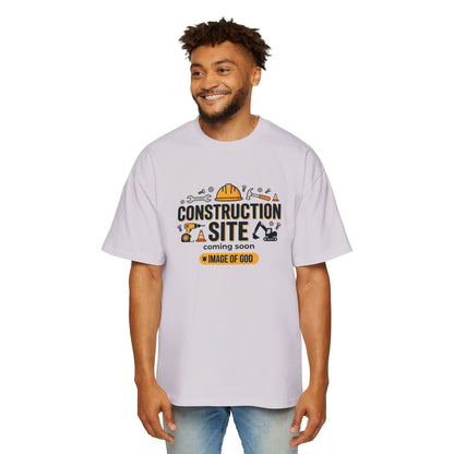 Construction Site Tee — "Coming Soon: Image of God" Graphic T-Shirt