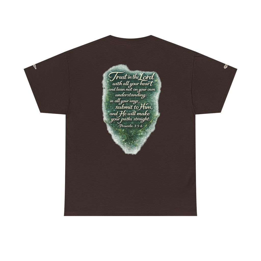 Christian Graphic Tee — "A Guarded Heart" Proverbs 3:5-6 Faith T-Shirt