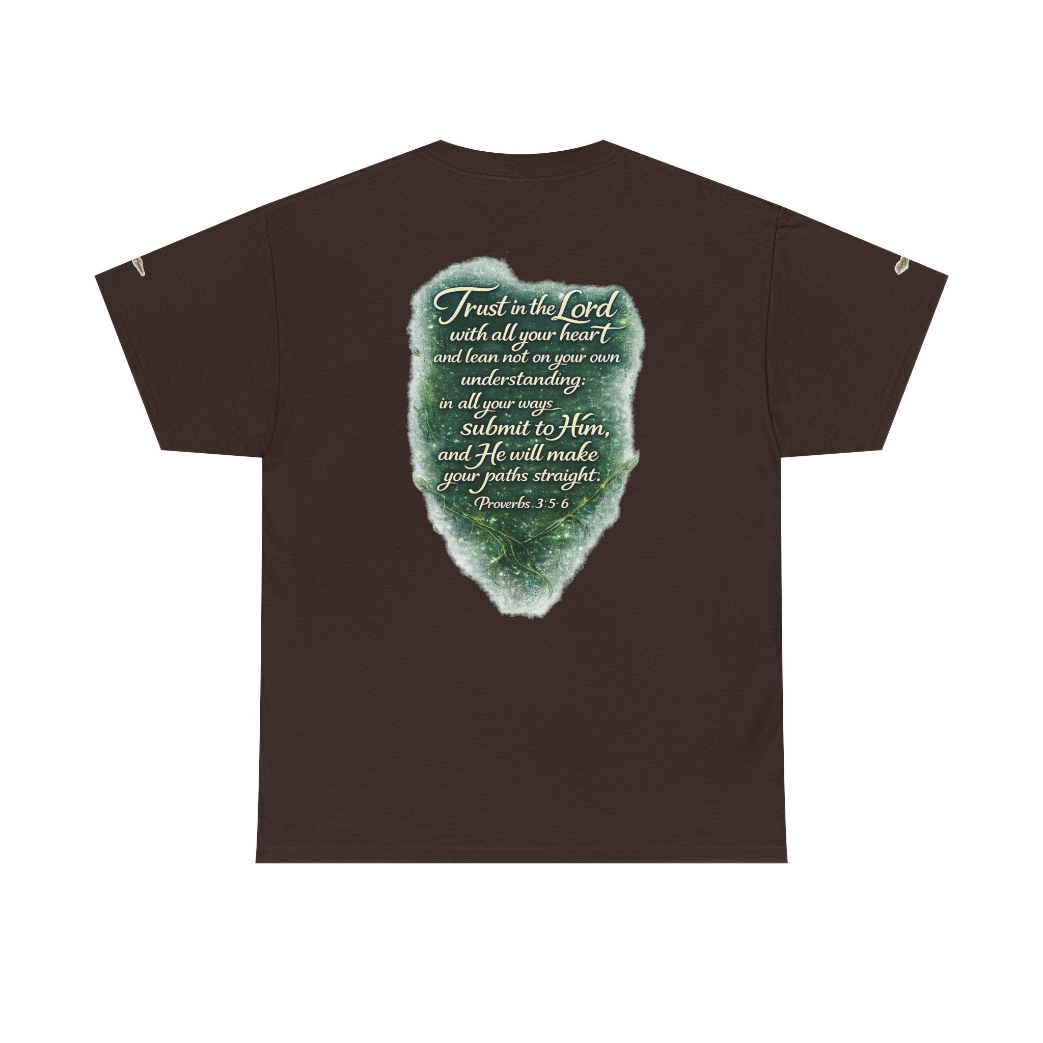 Christian Graphic Tee — "A Guarded Heart" Proverbs 3:5-6 Faith T-Shirt