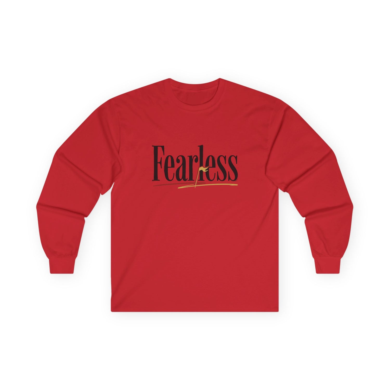 "Fearless" Freed From Fear Long Sleeve Graphic Tee — Unisex Cotton Shirt