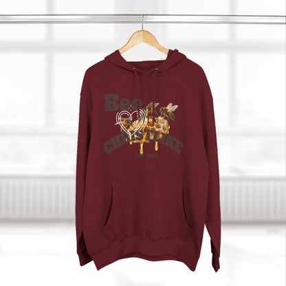 "Be Christlike" Honeybee Graphic Pullover Hoodie — Unisex Fleece Sweatshirt