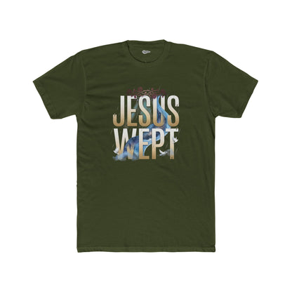 "Jesus Wept" Graphic Tee — Unisex Cotton T-Shirt