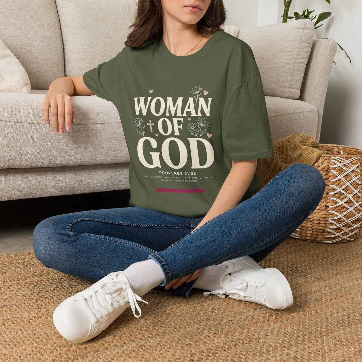Woman of God Inspirational T-Shirt — LOVE Graphic Tee