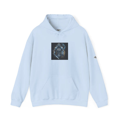 "Armor of God" Knight Graphic Pullover Hoodie — Unisex Fleece Sweatshirt