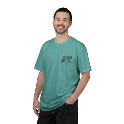Mercy Manna One Body Many Parts Inspirational T-Shirt