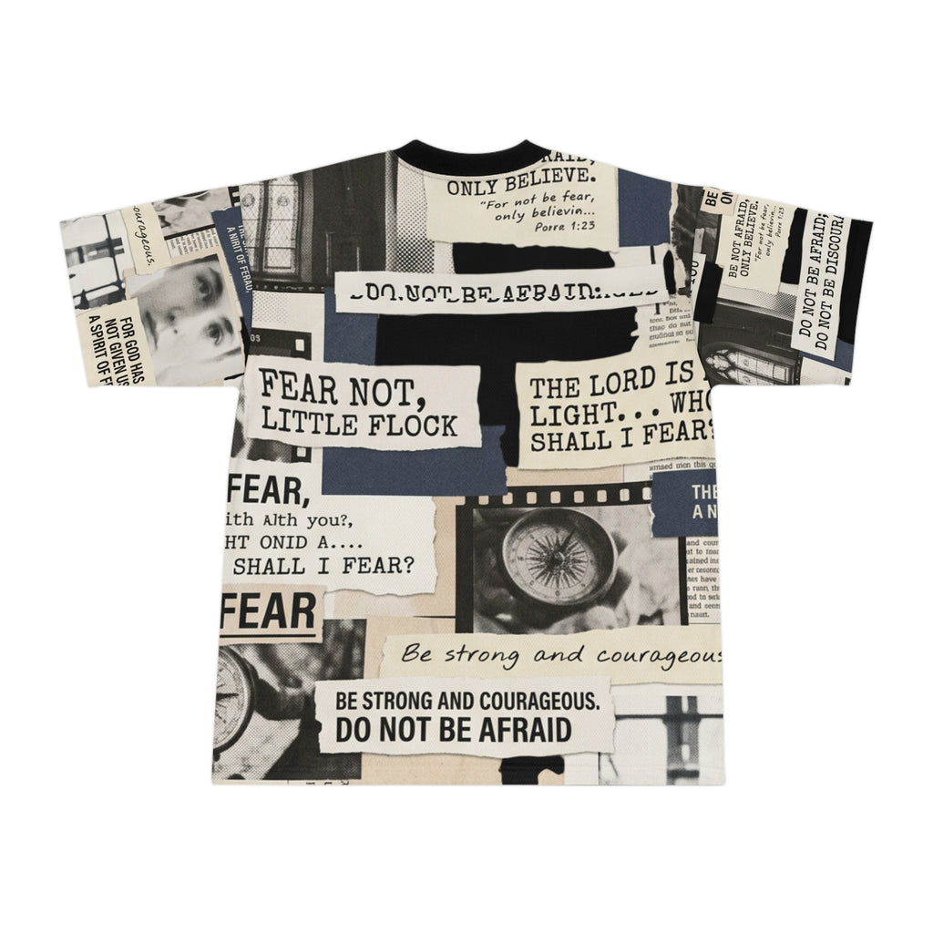 Fearless Faith Football Jersey — "Do Not Fear" Christian Tee