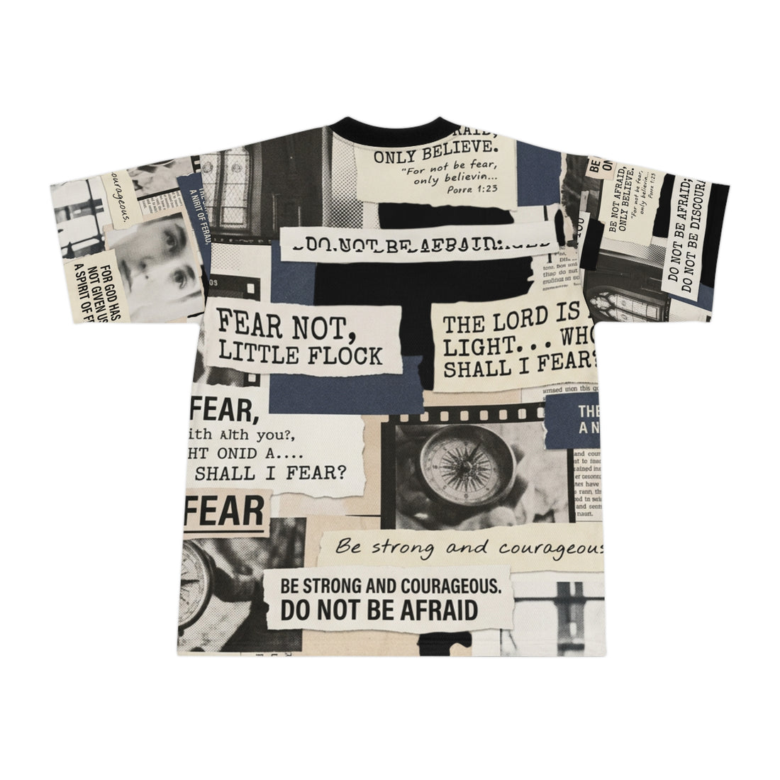 "Do Not Fear" Fearless Graphic Football Jersey — Unisex Athletic Tee