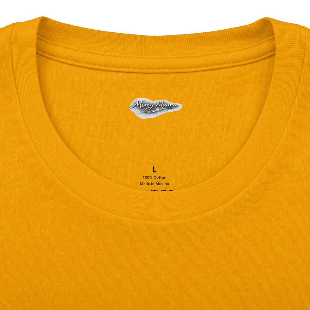 Not By Might Tee — Zechariah 4:6 Vintage Cloud Typography