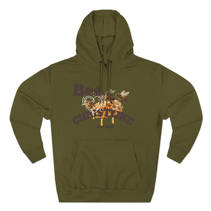 "Be Christlike" Honeybee Graphic Pullover Hoodie — Unisex Fleece Sweatshirt