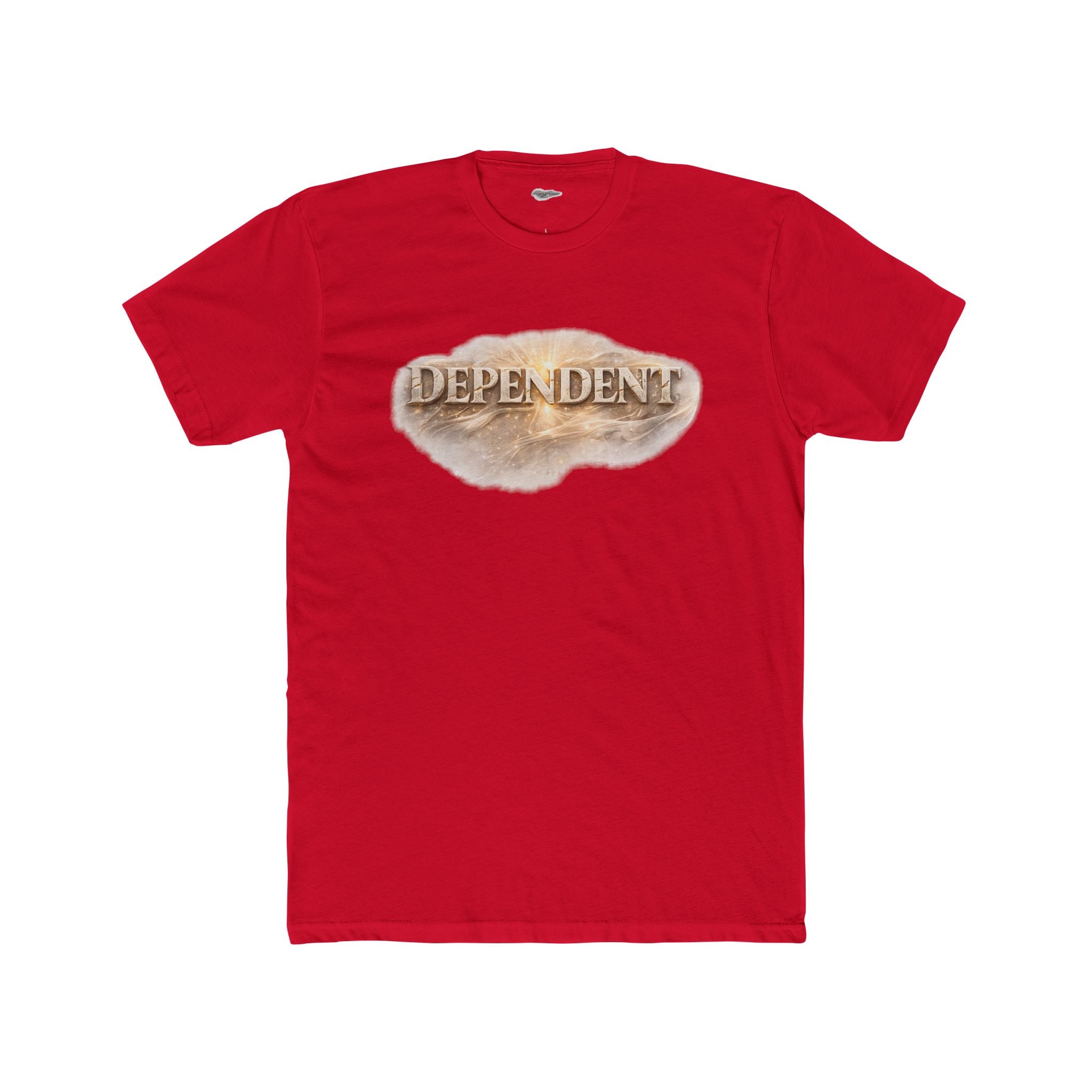 Not By Might Tee — Zechariah 4:6 Vintage Cloud Typography