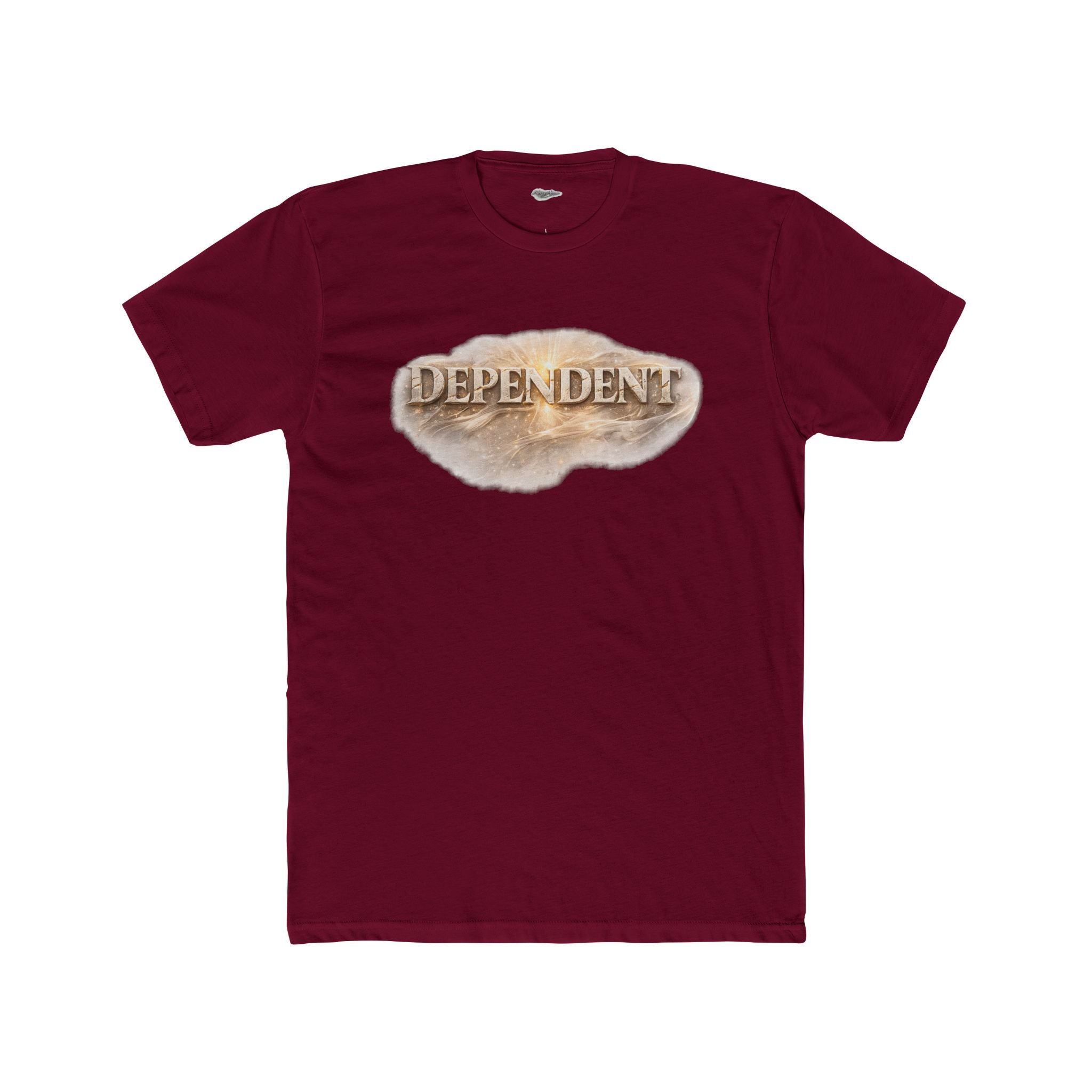 Not By Might Tee — Zechariah 4:6 Vintage Cloud Typography