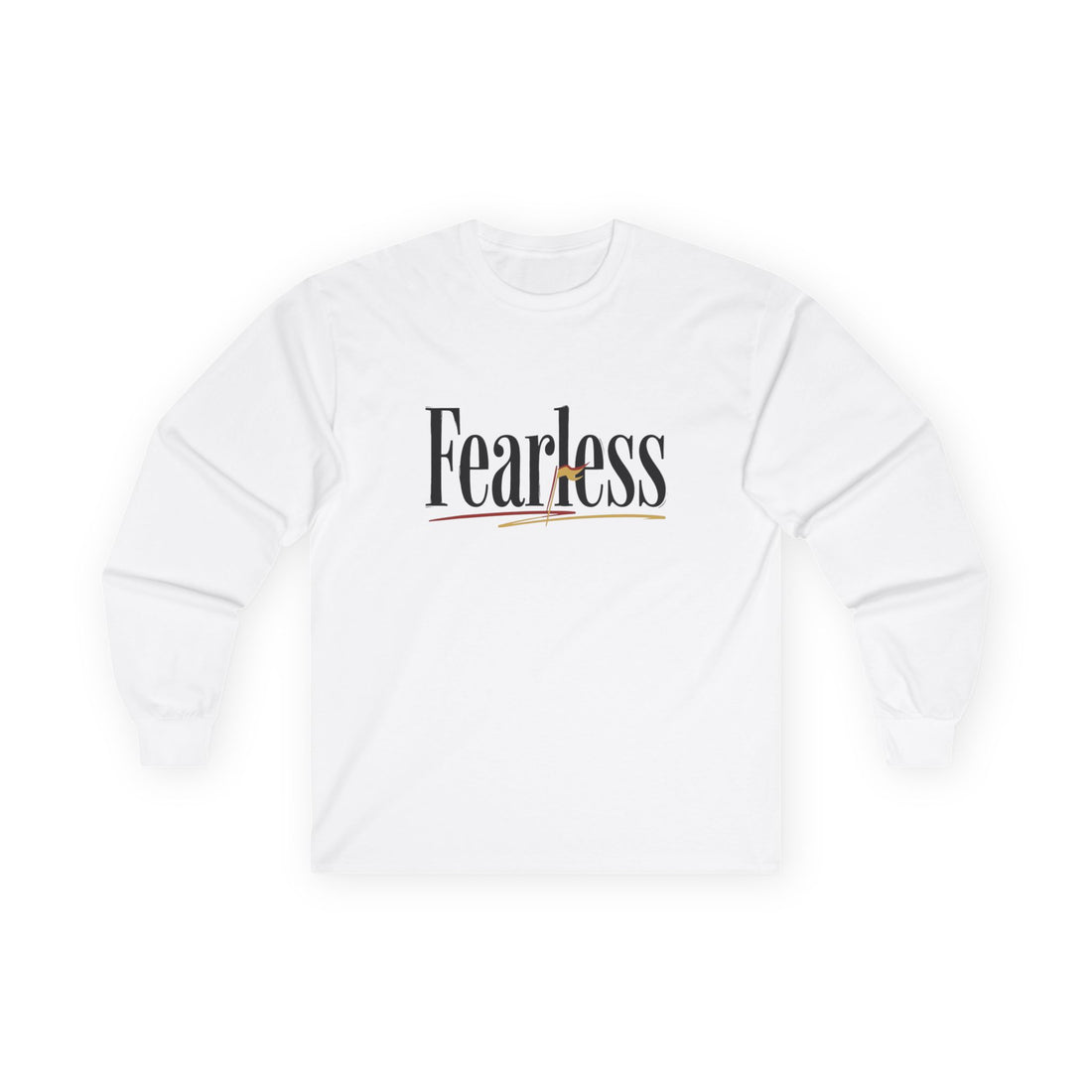 "Fearless" Freed From Fear Long Sleeve Graphic Tee — Unisex Cotton Shirt