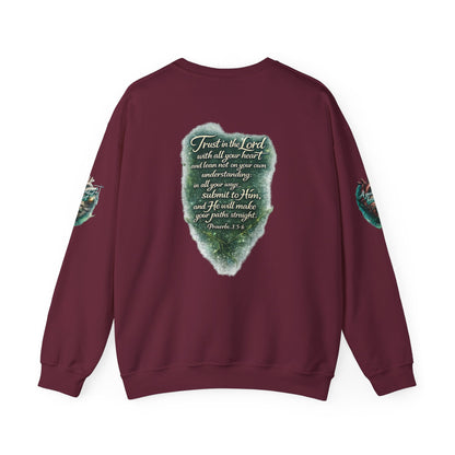 "A Guarded Heart" Crewneck Sweatshirt — Unisex Graphic Pullover