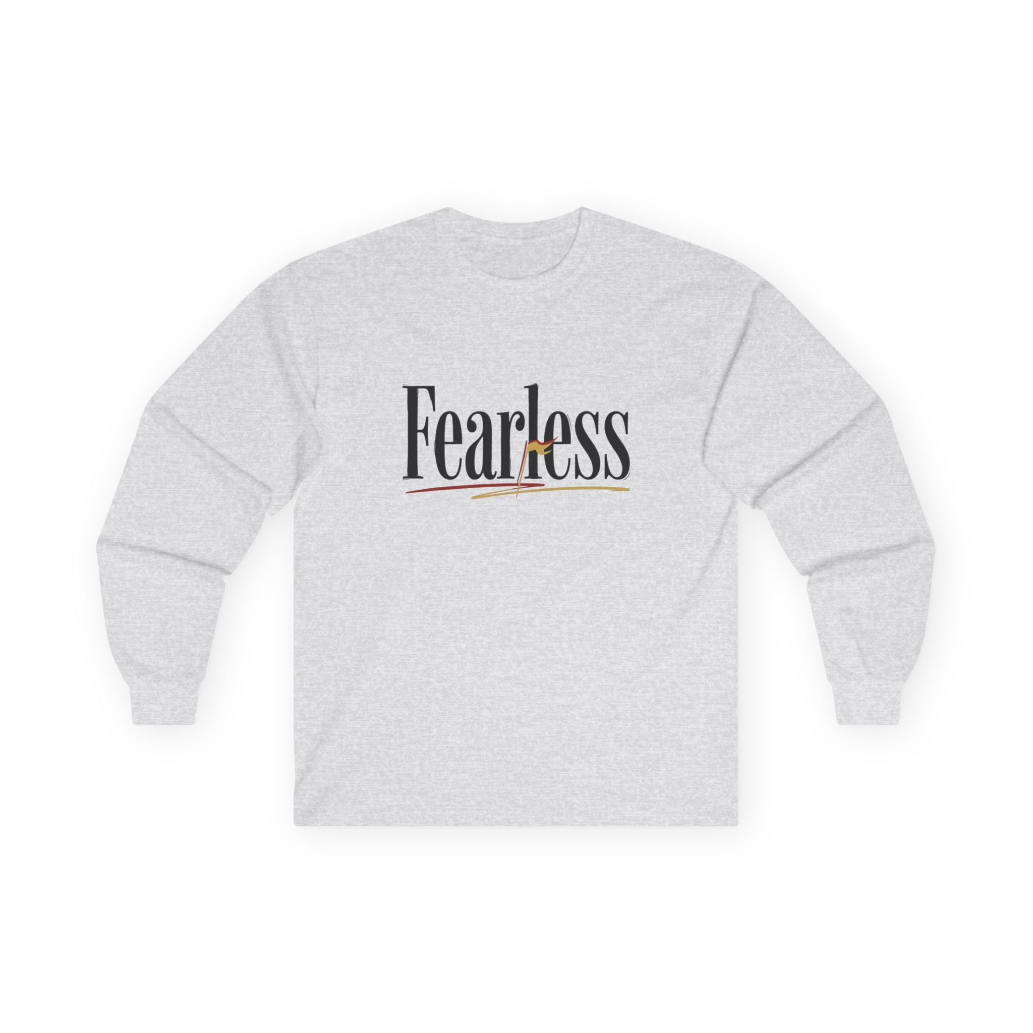 "Fearless" Freed From Fear Long Sleeve Graphic Tee — Unisex Cotton Shirt