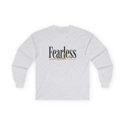 "Fearless" Freed From Fear Long Sleeve Graphic Tee — Unisex Cotton Shirt