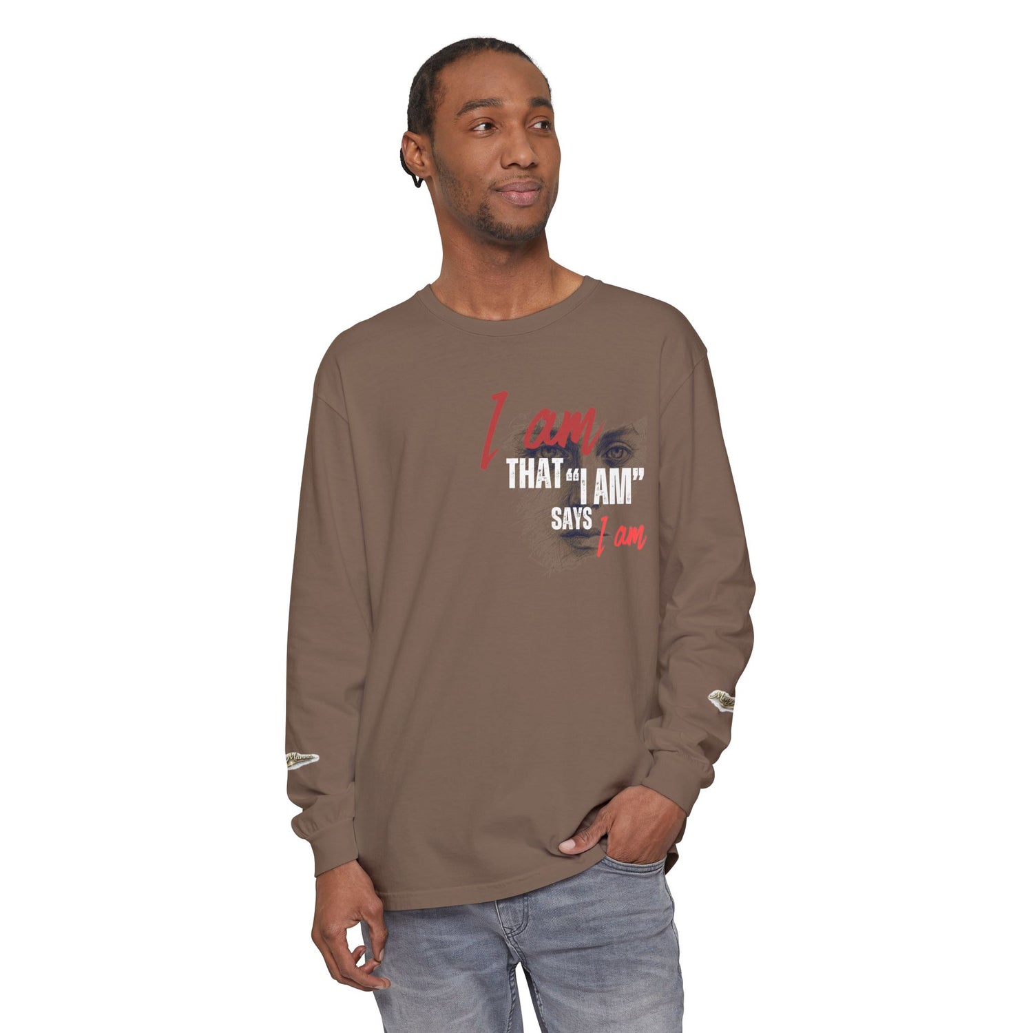 "I Am That I Am" Long Sleeve Graphic Tee — Unisex Statement Shirt