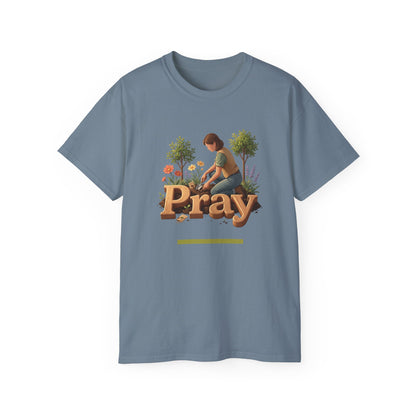 Pray Graphic Tee — Unisex Cotton T-Shirt