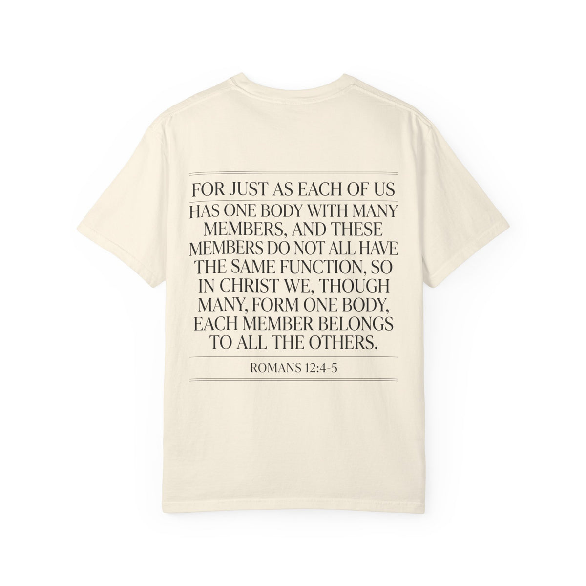 Mercy Manna One Body Many Parts Inspirational T-Shirt