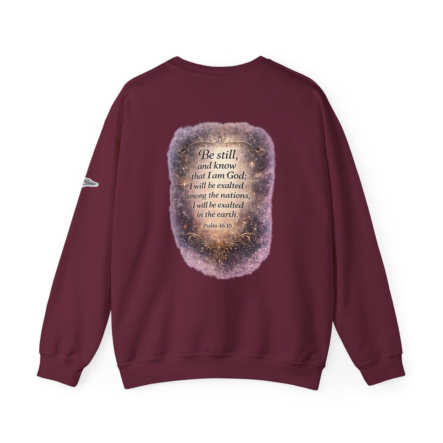 "Be Still" Graphic Crewneck Sweatshirt — Unisex Fleece Pullover
