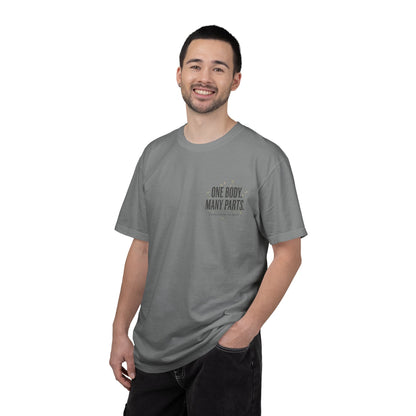 Mercy Manna One Body Many Parts Inspirational T-Shirt